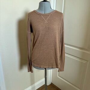 Abercrombie soft and cozy tan shirt